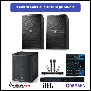 Paket Live Music | Auditorium | PA System | Lapangan | Speaker JBL KP4012 | 2 Speaker 1 Subwoofer